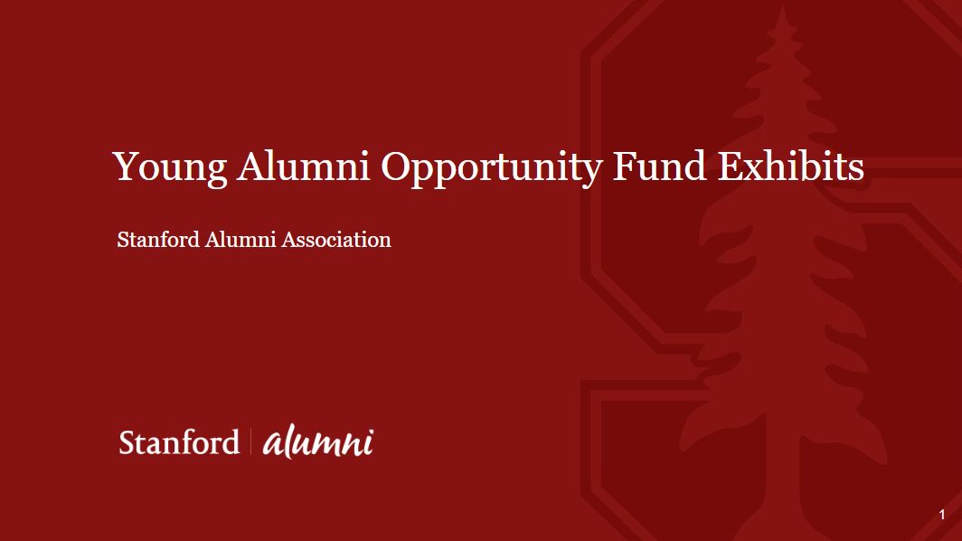 Young Alumni Opportunity Fund