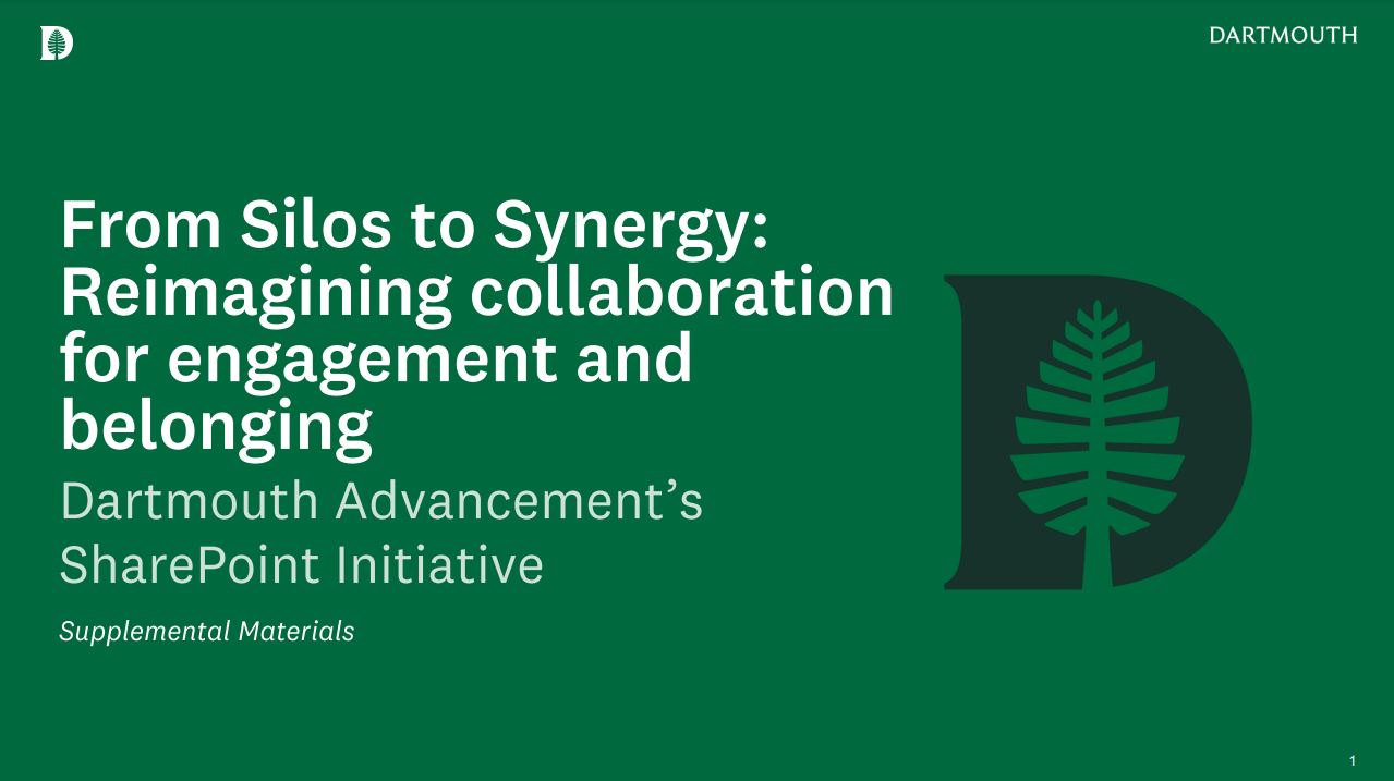 From Silos to Synergy: Reimagining collaboration for engagement and belonging