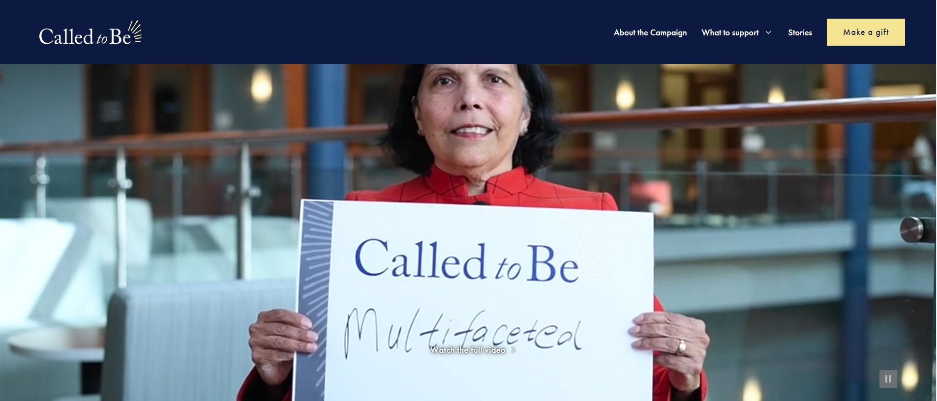 Called to Be - Georgetown’s Campaign Website