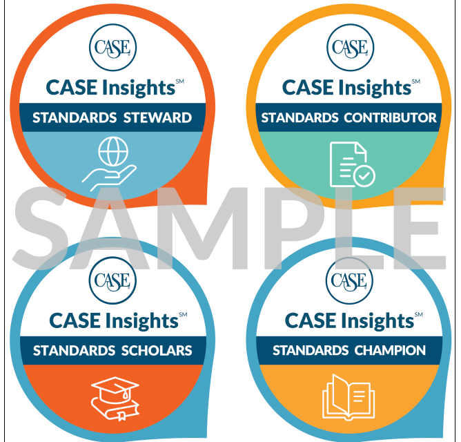 CASE Standards badges samples