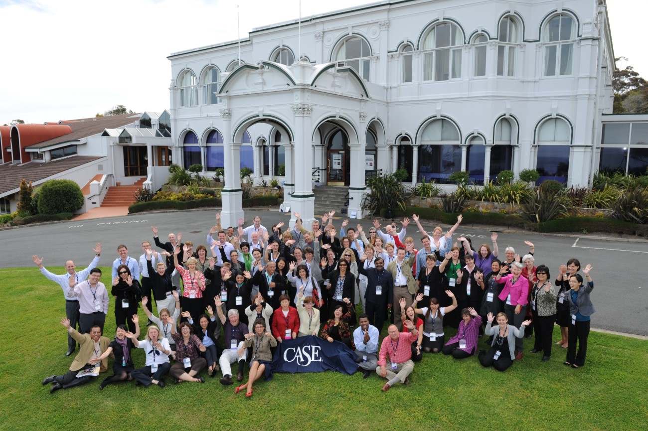 group photo of participants at CASE's Asia-Pacific Institute