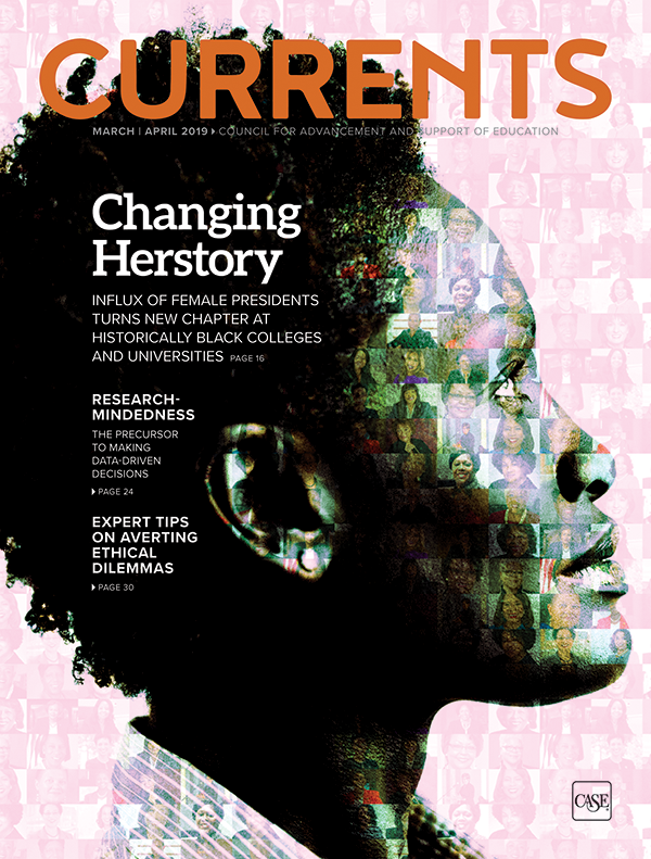Cover image of the March-April 2019 issue of Currents