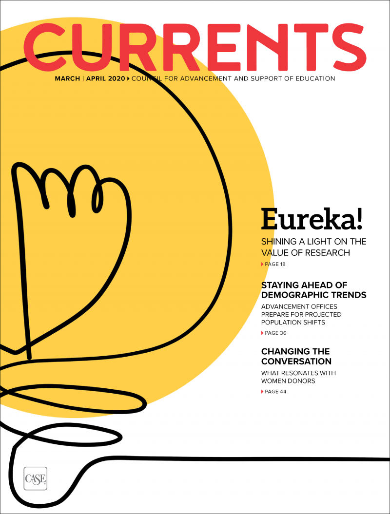 Cover for the March-April 2020 issue of Currents