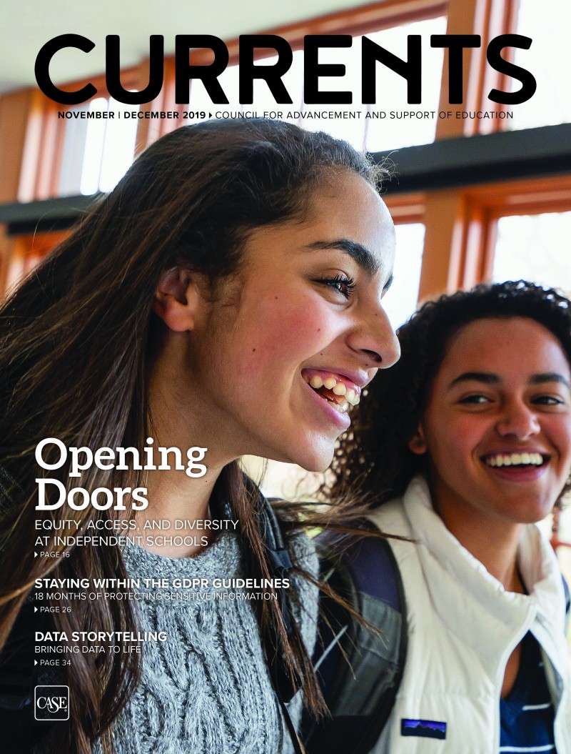 Cover for the November - December 2019 issue of Currents