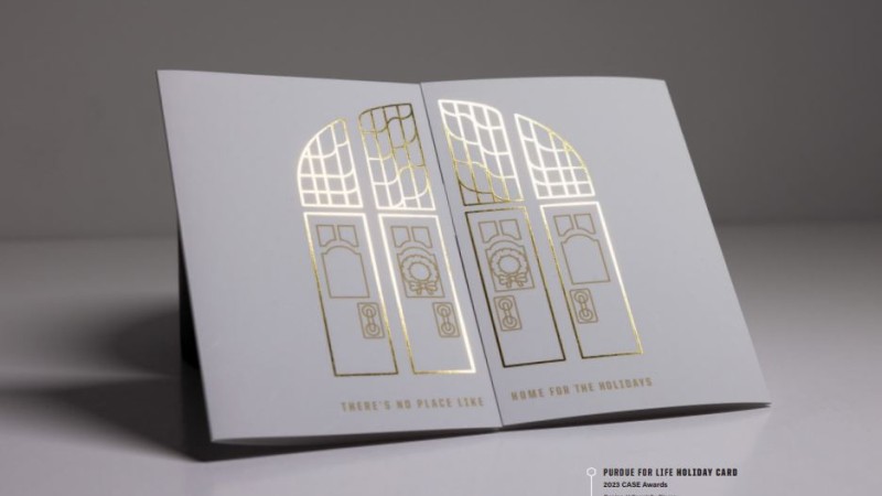 Purdue for Life Holiday Card