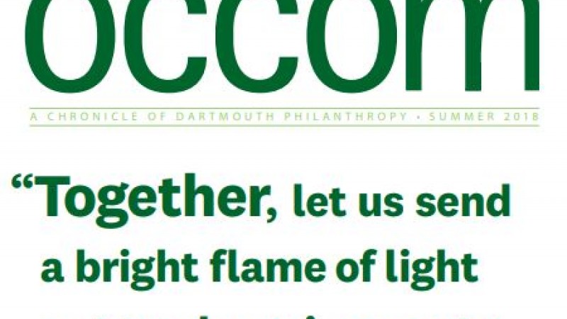 OCCOM: a Chronicle of Dartmouth Philanthropy newsletter