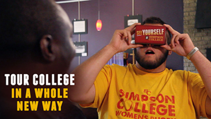 Simpson College Customized Virtual Reality Viewers and App
